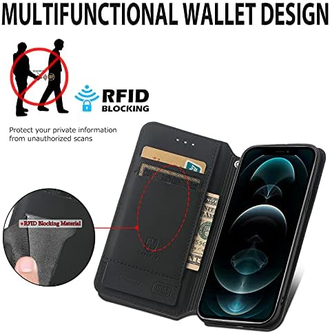 Чанта-портфейл XYX за Samsung S23 Plus, [RFID Lock], Магнитен Кожен Флип калъф с поставка за жени и момичета за Galaxy S23 Plus 5G, Лилаво Кв.