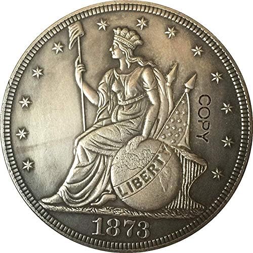 Challenge Coin 1873 Монети с номинална стойност от 1 долар на САЩ е Копие на Монети Тип 2 Копие Колекция Бижута Подаръци Колекция от монети