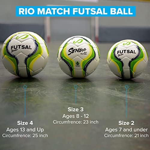 Мини-топка за мини футбол SENDA Rio Match с нисък Отскок, Сертифициран по справедлива търговия