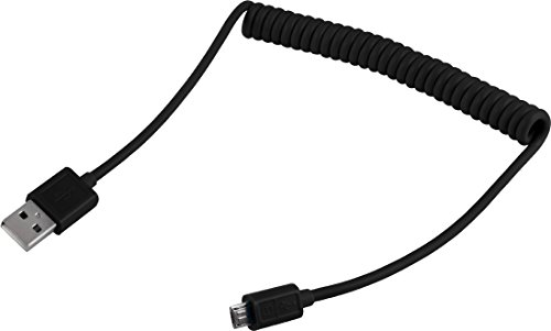 Кабел за зареждане на Глобално USB Micro USB Sync, Черен, 4 метра