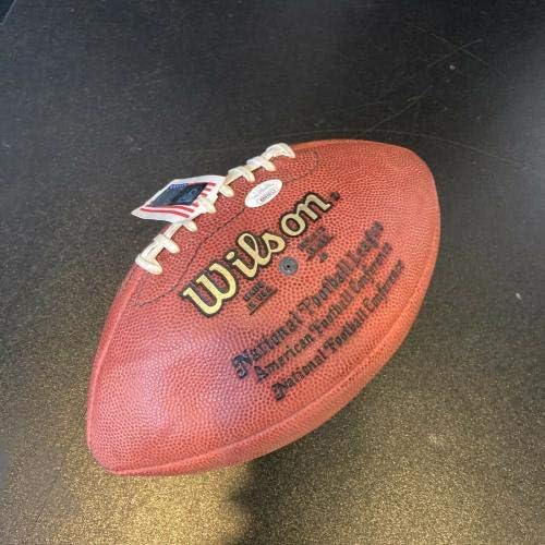 Реджи Уайт и Уили Дейвис Пэкерс подписа договор с Wilson NFL Football Game JSA COA - Футболни топки с автографи