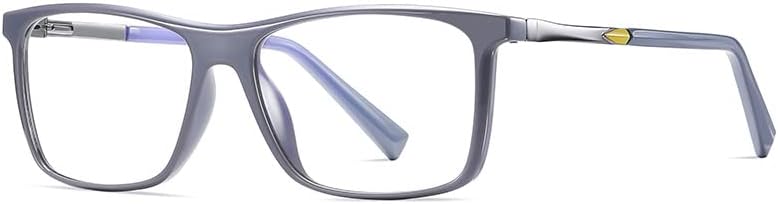 Дамски Очила За четене RESVIO С кутия пролетта Панти, Ръчно изработени В Правоъгълни Рамки За четене Сив