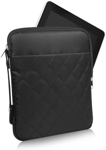Калъф BoxWave за Huawei MediaPad M5 Pro (Case by BoxWave) - Стеганая чанта за носене, чанта от мека изкуствена кожа с ромбовидным модел за Huawei MediaPad M5 Pro - Тъмно син