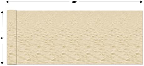 Пластмасов Фон за Снимки на Плажа с принтом Бистла, Летен Тропически Фон за снимки в Luau, 1 кг пясък