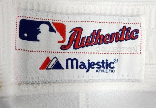 2012 Маями Марлинз Шон Уест 45 Използвани в играта Бели Панталони 39-46-41 621 - Използваните в играта панталони MLB