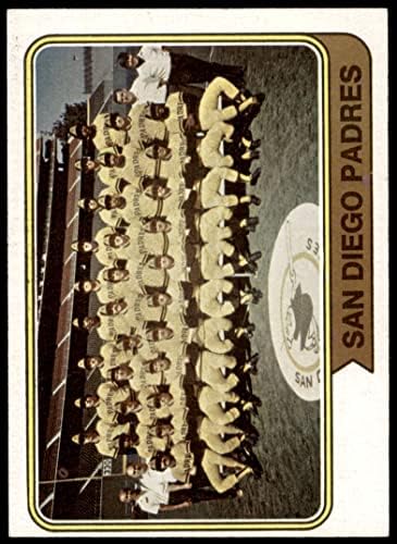 1974 Topps 226 SD Падрес Отбор на Сан Диего Падрес (Бейзболна картичка) (Отбор на Сан Диего Падрес) VG/EX Падрес