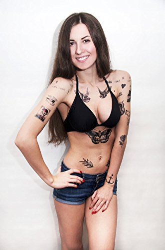 Комплект татуировки за cosplay, Вдъхновен от Хари Stylez, - Повече от 60 на татуировки - Костюм Хари /Cosplay - ПРОИЗВЕДЕНО В САЩ