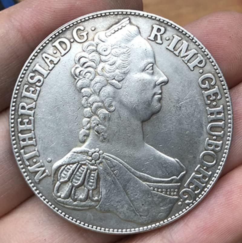 1765 Австрийските Медни Монети със сребърно покритие Антични Монети Събиране на Монети ръчно изработени може да Угаси 41 мм