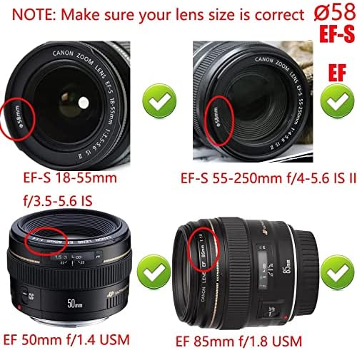 MOSTOS; Предлага капачки за обективи Superior® - Camera за всички модели и размери фотоапарати (58 мм за Sony)