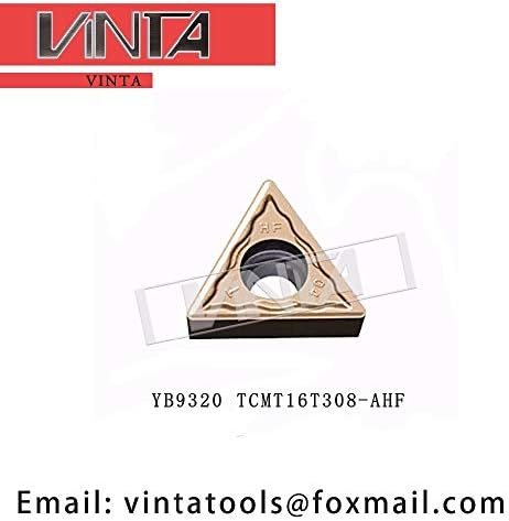 FINCOS 10 бр./лот YB9320 TCMT16T308-AHF Видий Стругове плоча с CNC Режещи инструменти - (Диаметър джолан: 30 бр.)