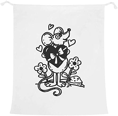 Чанта за дрехи /измиване /за съхранение на Azeeda 'Valentine' s Mouse' (LB00022833)