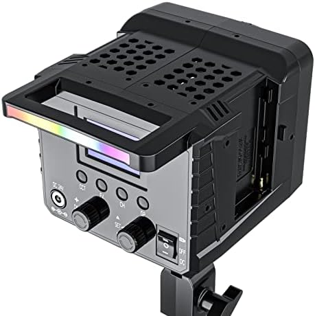 Sokani X100 RGB 100 W RGB led Видеосветильник с горивото чрез заявление, в два цвята 2800 До-10000 CRI96 + TLCI 95 + Планина Bowens за снимки, видеофилми, сватба, заснемане на открито