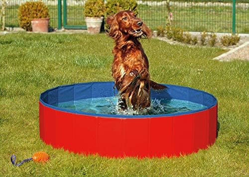 Karlie 31808 Кученце басейн с Диаметър 160 см Червено и синьо
