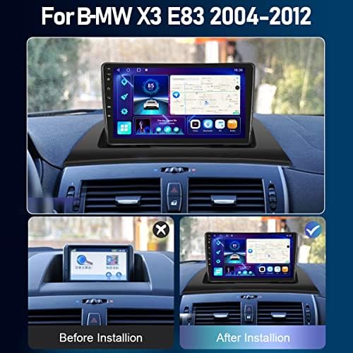 WOOYI 9 Инча Android 10,0 Радиото в автомобила IPS Сензорен Екран, DVD Авто Мултимедиен Плейър за B-MW X3 E83 2004-2012 Bluetooth GPS Поддръжка CarPlay SWC DSP Огледало за обратно виждане Линк