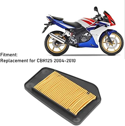 Въздушен филтър за мотор, Двигател на мотоциклет Пластмасов Въздушен Филтър, въздушния филтър 17210‑KPP‑860 Замяна за CBR125 2004-2010 въздушен филтър
