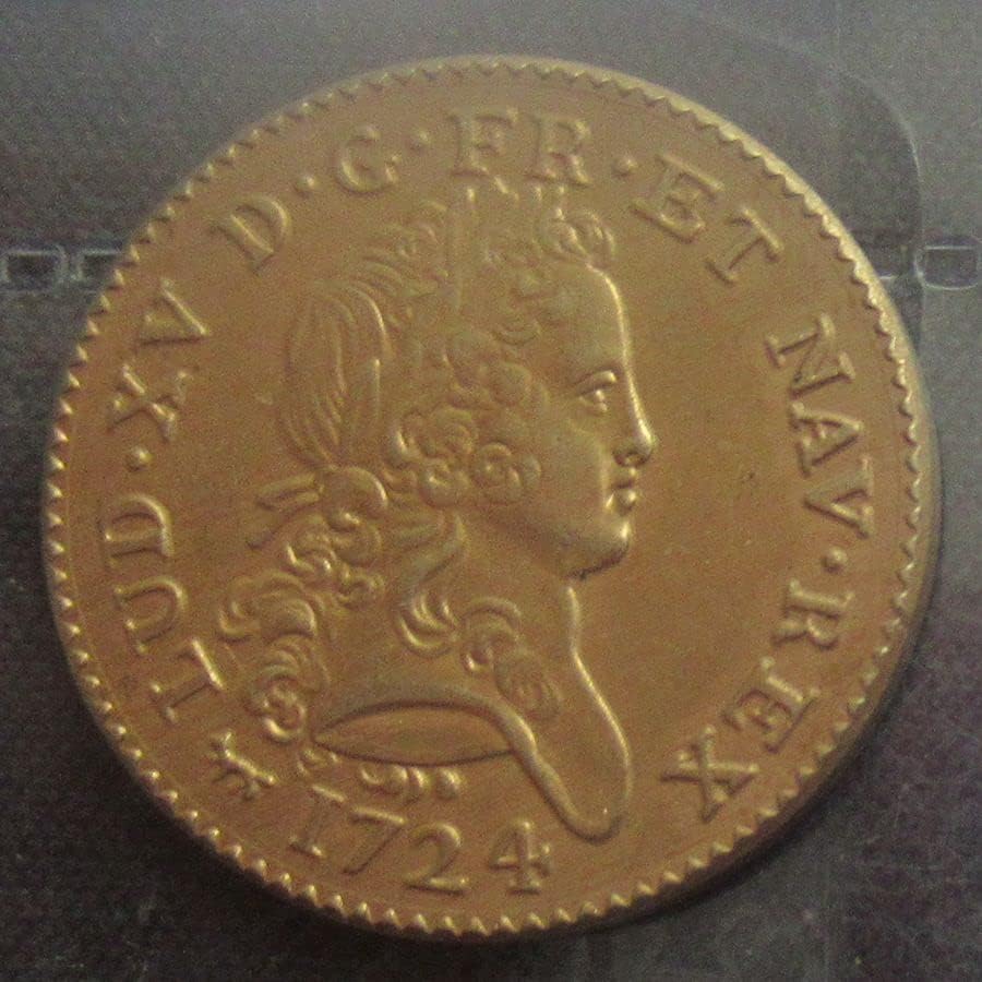 Възпоменателни Монети 1723, 1724 г., Френски Чуждестранни Копия, Позлатени