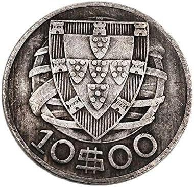 1948 Португалската Възпоменателна Монета Меч и Щит Колекция от Монети Декорация на Дома, Занаяти Сувенир Подарък