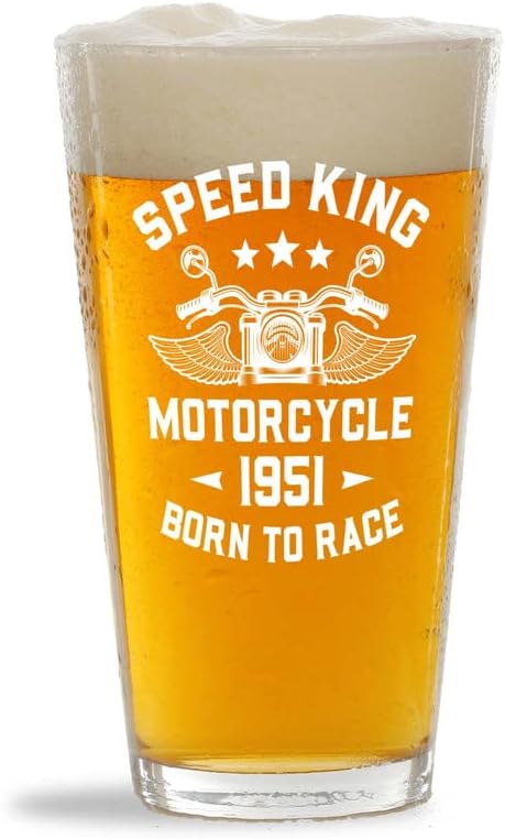 Любител на мотоциклети Литър Чаша е 16 унции - Високоскоростен мотоциклет K 1951-72 рожден Ден на Състезател Спортбайк Туристически Механик Диртбайк Офроуд е Роден през 1951