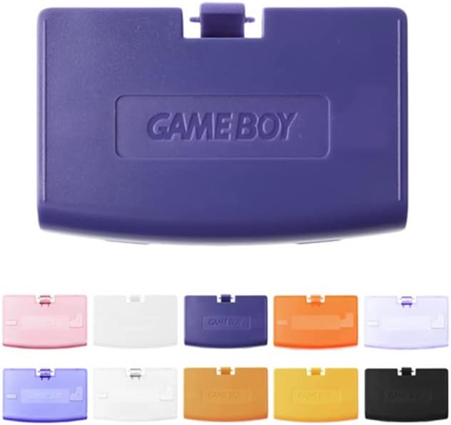 Калъф за отделението за батерията Rymfry, калъф на задната врата, която замества конзола Game Boy Advance GBA (оранжев)