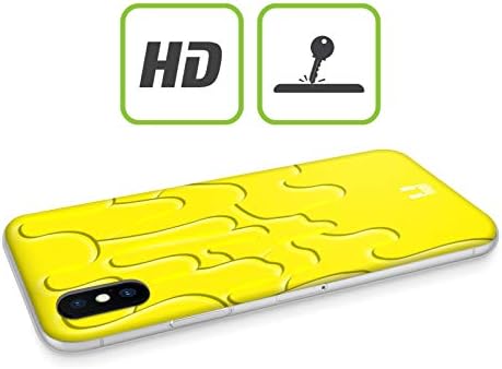 Дизайн на своята практика за главата Жълто-Мек Гелевый калъф Стопява CMYK Meltdown, съвместим с Apple iPhone 7/8 / SE 2020 и 2022