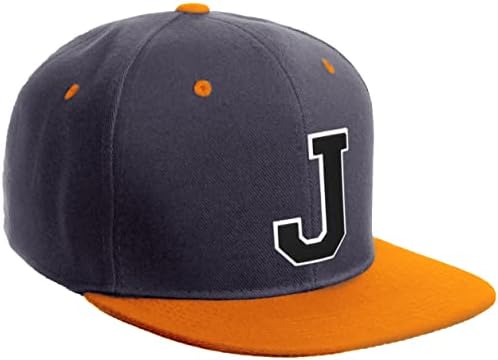 Класическата бейзболна шапка Daxton възстановяване на предишното положение, Изработена по поръчка с Начален университетските Букви от A до Z, Шапка с Плосък Козирка