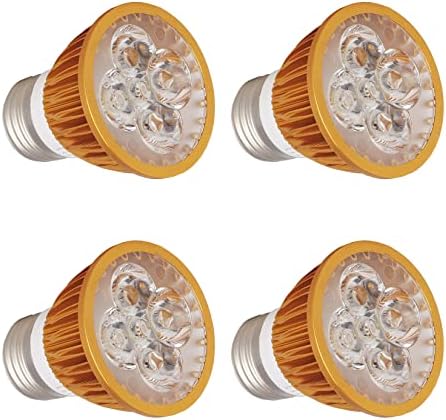 YDJoo COB LED Прожекторная лампа 5 W Led лампи 50 W Еквивалентен на халогенна лампа Прожекторные лампи Неутрален Бял цвят 4000K E26 E27, Лампа, със средна база Лампи за дома осветление Кухня, AC85-265V (злато)