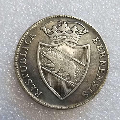 Старинни Занаяти 1797 Конфедерация Чуждестранна Сребърен Долар Монета Възпоменателна Монета От Месинг, Сребърно Покритие 1981