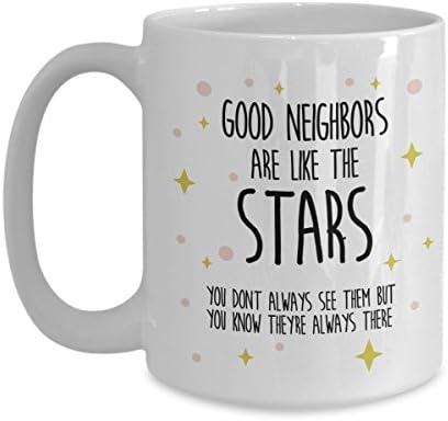 Кафеена чаша Здравей, съсед - Добри съседи са Като Звездите - Най-готините чаши за кафе