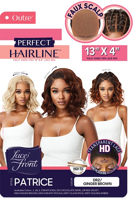 Outre Perfect Hair Line Синтетични перука от изкуствена кожа на главата 13x4 на дантели отпред - PATRICE (DRCHOSWI)