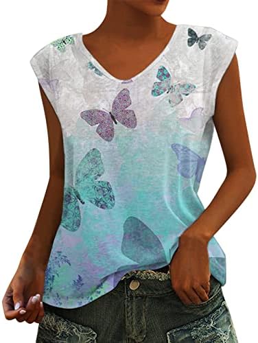 Блуза за Момичета Лято-Есен, Върхове с Градиентным Принтом Vneck, Тениски, Дамски Дрехи, WH