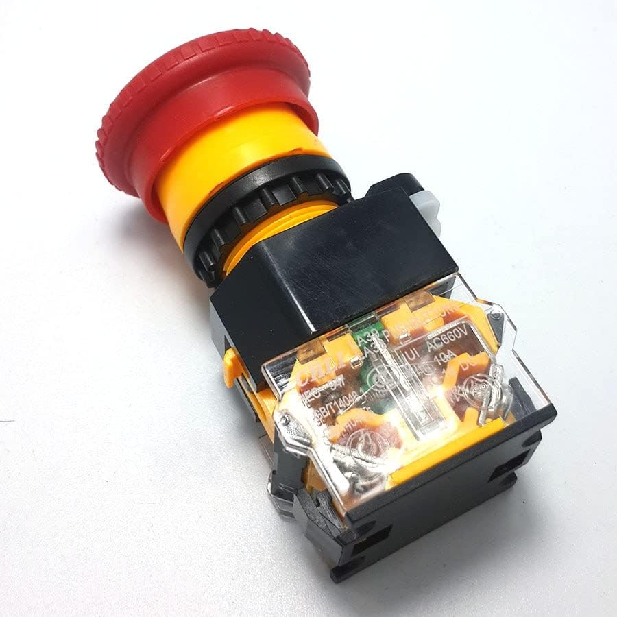 22 мм дръжка на превключвател за аварийно спиране, грибовидный превключвател - (Размер: 2НО)