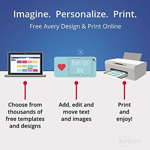 Картички за печат Ейвъри с технологията Sure Feed, 4 x 6, Бял, 80 Празни Картички за лазерни принтери (05889)
