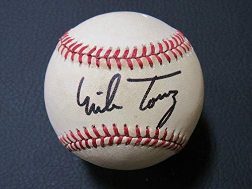 Майк Торес Подписа с Автограф Rawlings OAL Baseball B96 - Бейзболни Топки с Автографи