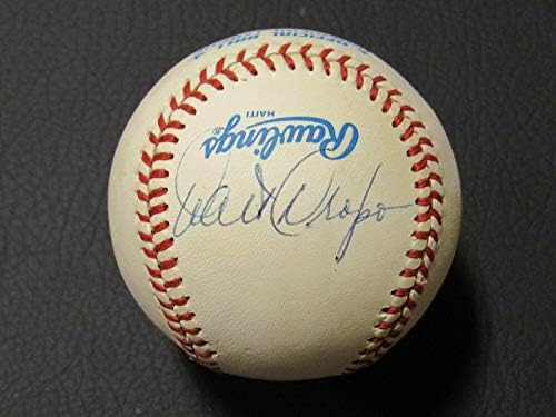Уолт Дропо Подписа Автограф Rawlings OAL Baseball Б92 - Бейзболни Топки С Автографи