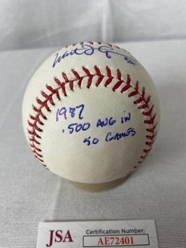 Милт Томпсън подписа 3 надписи с автограф OMLB Baseball JSA AE72401 - Бейзболни топки с автографи