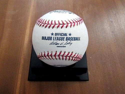 61-годишният whitey Ford Сай Йънг Копито подписа Auto 100-та бейзболен топката Ню Йорк Янкис Jsa - Бейзболни топки с автографи