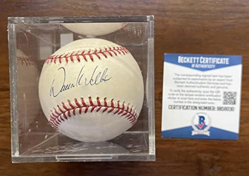 Дейвид Уелс Подписа Автограф на Официалната Американска лийг бейзбол (OAL) - Бекет БАС Заверени
