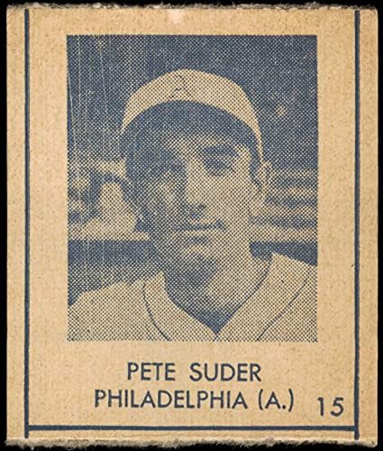 1948 R346 15 Бр Судер Филаделфия Филис (Бейзболна картичка) VG/БИВШ Филис
