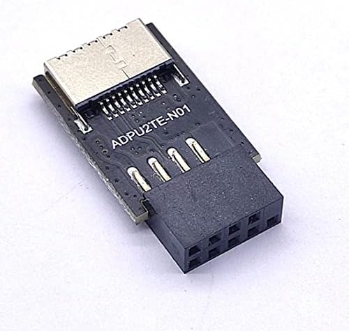 JMT USB2.0 9Pin към USB-C A-Key Предни Конектор USB3.2 Интерфейс Type-E за дънната платка USB 2.0 удължителен кабел Конвертор