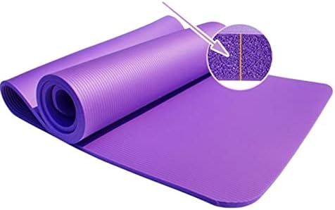 MKDSU Подложка за практикуване на йога, Нескользящий Килим, килимче за Йога, Фитнес Подложка за Начинаещи, Обзавеждане за йога (Цвят: розов)