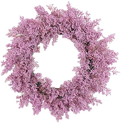 SDFGH Венец от изкуствени цветя, монтиран на стената lcd Цветен Венец за фон на фестивала (Цвят: B размер: 45 см)