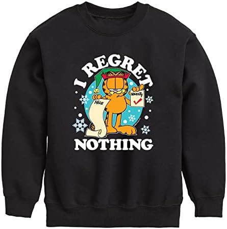Hybrid облекло - Garfield - Аз за нищо не съжалявам - Руното hoody с кръгло деколте за деца и младежи