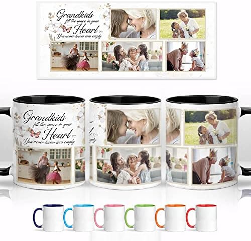 Уникални персонализирани бабини чаши със снимка - най-Добрите подаръци за баба - Баба чаши от Внучки - Подаръци за рожден Ден баба - Подаръци за Деня на майката за баба - Бабушкина чаша със снимка